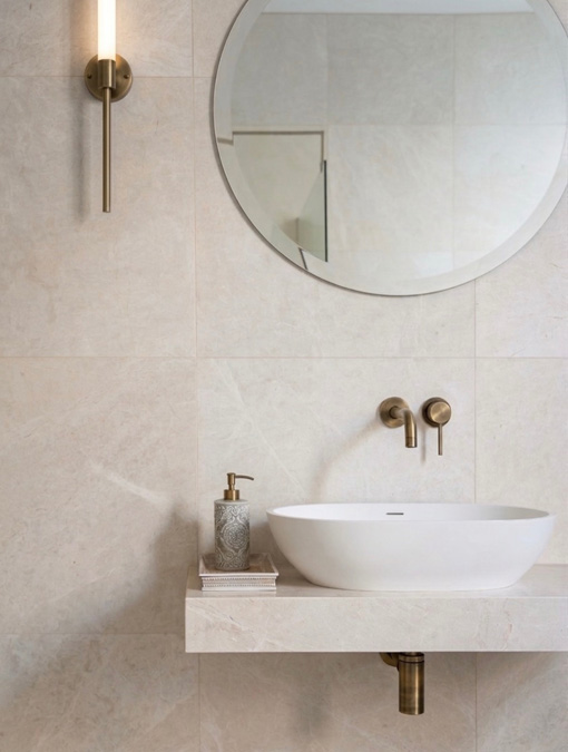 Contemporary bathroom interior designed by Fifteen Twelve